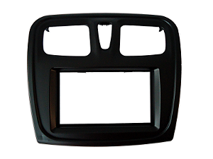 Moldura 2 Din Renault Sandero Logan 15 A 18 Sem Rádio