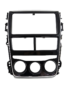 Moldura 2 Din Toyota Yaris Ar Condicionado Analógico