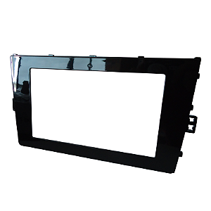 Moldura 2 Din VW Polo /Virtus /T-Cross 2017 A 2019 Black Piano