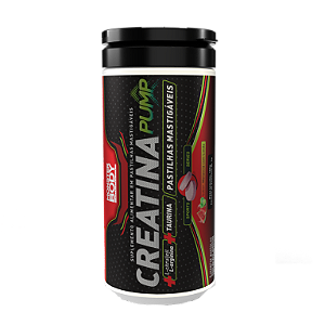Creatina Pump c/ 30 Pastilhas Mastigáveis 3g Sabor Melância com Limão