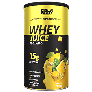 Whey Juice Concentrado Lata 300g - Sabor Abacaxi c/ Hortelã