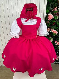 Vestido temático masha e urso