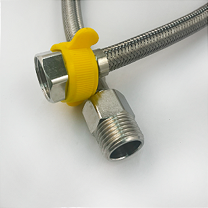 Engate Trançado 60cm Cromado