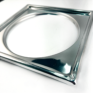 Porta Grelha Aço Inox Banheiro 15x15 Banheiro Antiodor