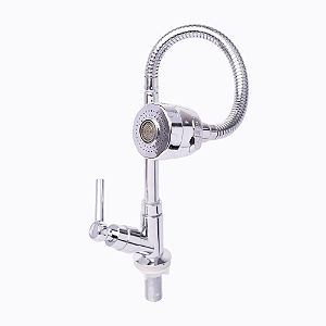 Torneira Cozinha Gourmet Em ABS Jato Regulável (Cromada)