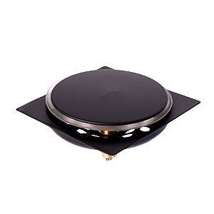 Ralo Click 10x10 (Preto Fosco)