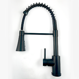 Torneira Gourmet Monocomando Cone (Preto Fosco)