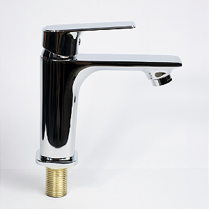 Torneira Lavabo Misturador Monocomando Baixa (Cromada)
