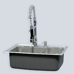 Kit Cuba Cozinha 60x42 + Torneira Gourmet Monocomando