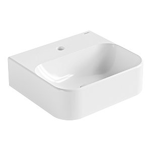 Cuba de Apoio Quadrada 43x39 C/M Tejo (Branco Brilhante)