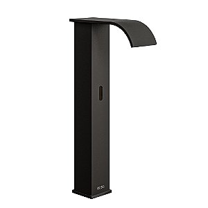 Torneira Bica Alta Sensor Mesa Lavatório Ouse (Preto Fosco)