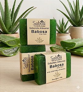 Sabonete de Babosa - Hidratar, refrescar, e aliviar irritações
