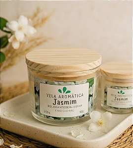 Vela Aromática Jasmim - 100g