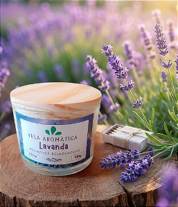 Vela Aromática de Lavanda