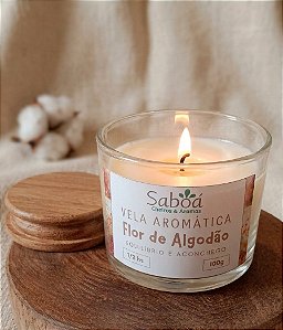 Vela Aromática Flor de Algodão