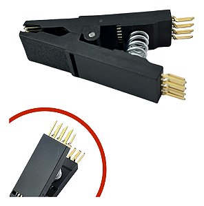 Grampo Pino Clipe Teste Programador Dip16 Sop16 Soic Curvado