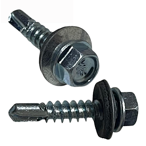 100 PARAFUSOS AUTOPERFURANTE PONTA BROCA SEXT 5/16 12-14X3/4