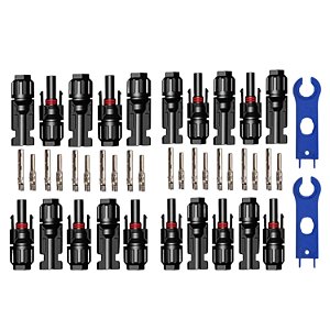 10 PARES CONECTORES ENGATES PLUG PAINEL SOLAR PV/MC IP67 MC4