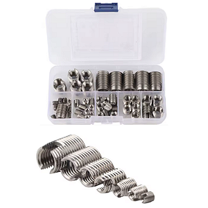 KIT 50 ROSCAS FALSA POSTIÇA REPARO SALVA ROSCA  M3 A M12
