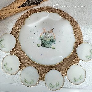 Conjunto Páscoa Vintage