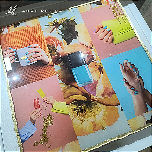 Tampo de mesa 40 cm personalizado