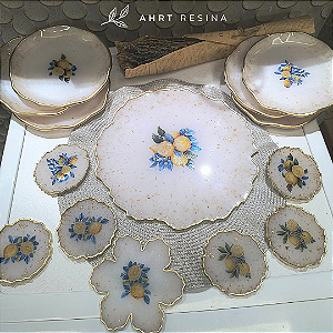 Conjunto Limão Siciliano 14 peças