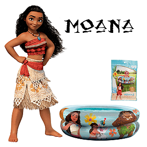 Piscina Inflável  Moana 2 Disney Infantil  21litros Menina