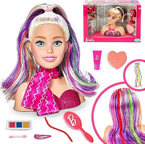 Boneca Busto Barbie Styling Faces Fashion Maquiagem