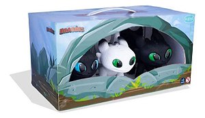 Pack Mini 3 Dragões Como Treinar Seu Dragão Dusk Dawn Eclipse
