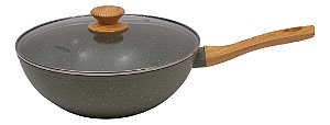 Frigideira Wok Indução Cerâmica Cook 28cm Esmeralda Mimo Style