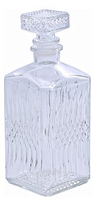 Licoreira Garrafa Vidro Para Whisky Licor Retro Mimo Style