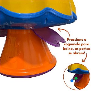 Brinquedo Didático Cogumelo Diver For Baby - Divertoys