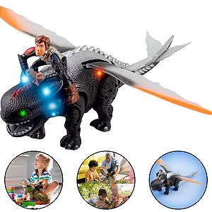 Soluço Montado No Banguela Como Treinar Seu Dragão  Luz E Som