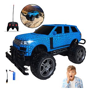 Carrinho Controle Remoto 4x4 Big Monster Grande Radical Luz