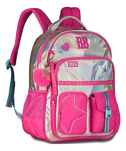 Mochila Rebecca Bonbon Holo Shine Holográfica 17,5 Clio