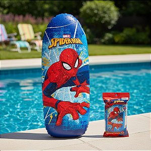 Homem Aranha Teimoso João Bobo Spider Man Gigante 90cm Inflável Marvel Original Etitoys