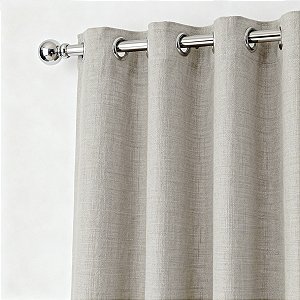 Cortina Duo Duna Voil Com Corta Luz Tecido 260x230 Blackout Beclaute Camesa