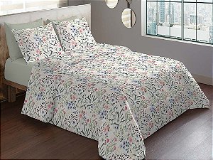 Jogo De Cama Solteiro Micro Cotton Duplo 3 Peças Camesa 150 Fios Toque Macio