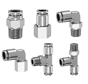 Conectores Pneumáticos de Metal