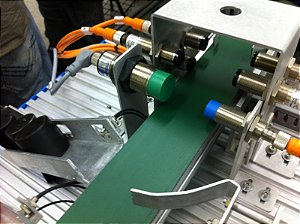 Suportes e Sensores para Mini Esteiras Transportadoras