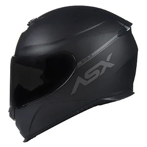 CAPACETE ASX EAGLE SOILID FOSCO PRETO/CINZA