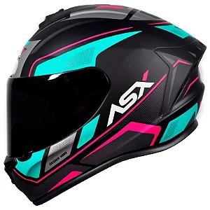 CAPACETE ASX DRAKEN WIND FOSCO PRETO/TIFFANY/PINK