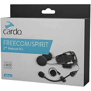 Kit Áudio e Microfone Intercomunicador Cardo Freecom/Spirit