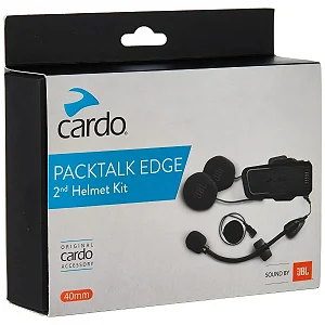 Kit Áudio e Microfone Intercomunicador Cardo Packtalk Edge