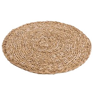 Jogo Americano Sousplat Fibra Natural Redondo 1 Unidade 36cm