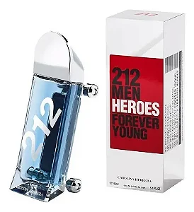 Perfume 212 Men Heroes Forever Young 150ml Carolina Herrera Eau De Toilette
