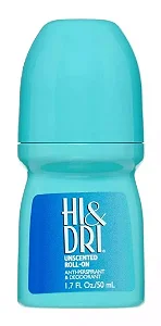 Hi & Dri Roll-On Unscented Desodorante 50ml