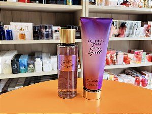 Kit Victorias Secret Love Spell Hidratante 236ml + Body Splash 250ml