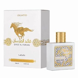 Perfume Árabe Qaed Al Fursan Unlimited 90ml Lattafa Eau De Parfum