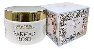 Creme Hidratante Fakhar Rose Isabelle La Belle 200gr Alta Consistência Pomada